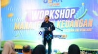 Bontang Pembukaan Gema UMK Workshop Manajemen Keuangan PPUMK hasil kolaborasi PT Pupuk Kalimantan Timur (PKT) dan BRI Cabang Bontang (Dok:ppid)