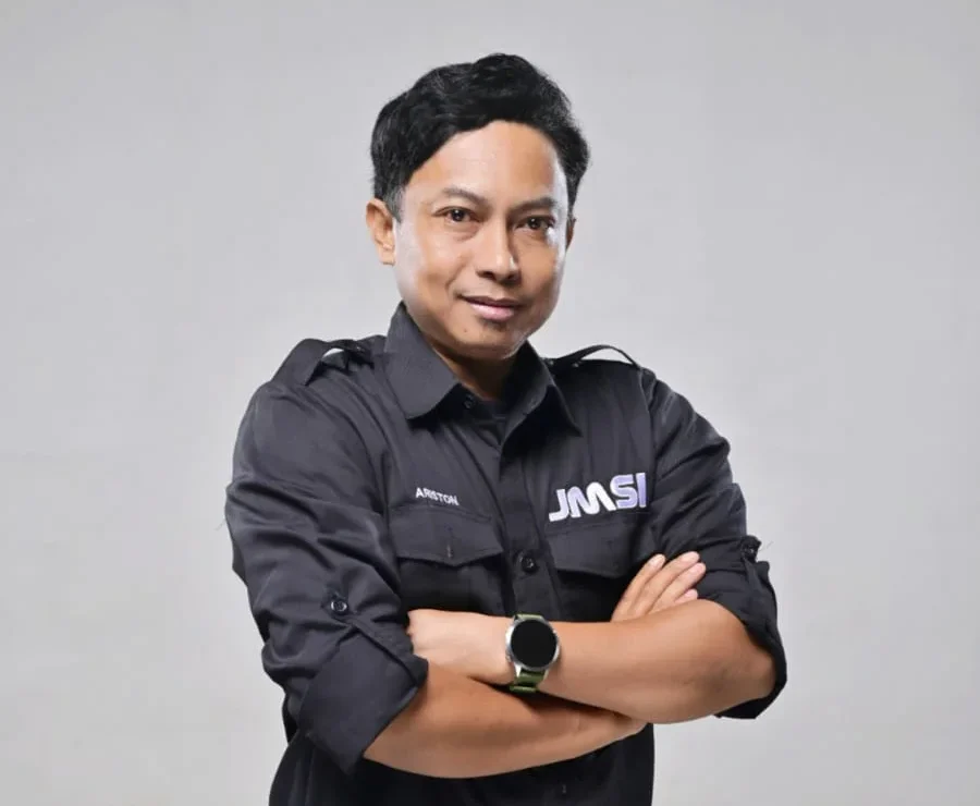 Ariston, Ketua Jaringan Media Siber Indonesia (JMSI) Kota Bontang