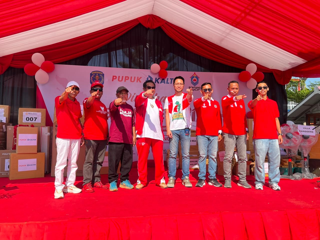 Perayaan Hari Ulang Tahun (HUT) ke-81 Kemerdekaan Republik Indonesia di kawasan Bontang Kuala berlangsung semarak. (ist)